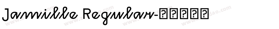 Jamille Regular字体转换